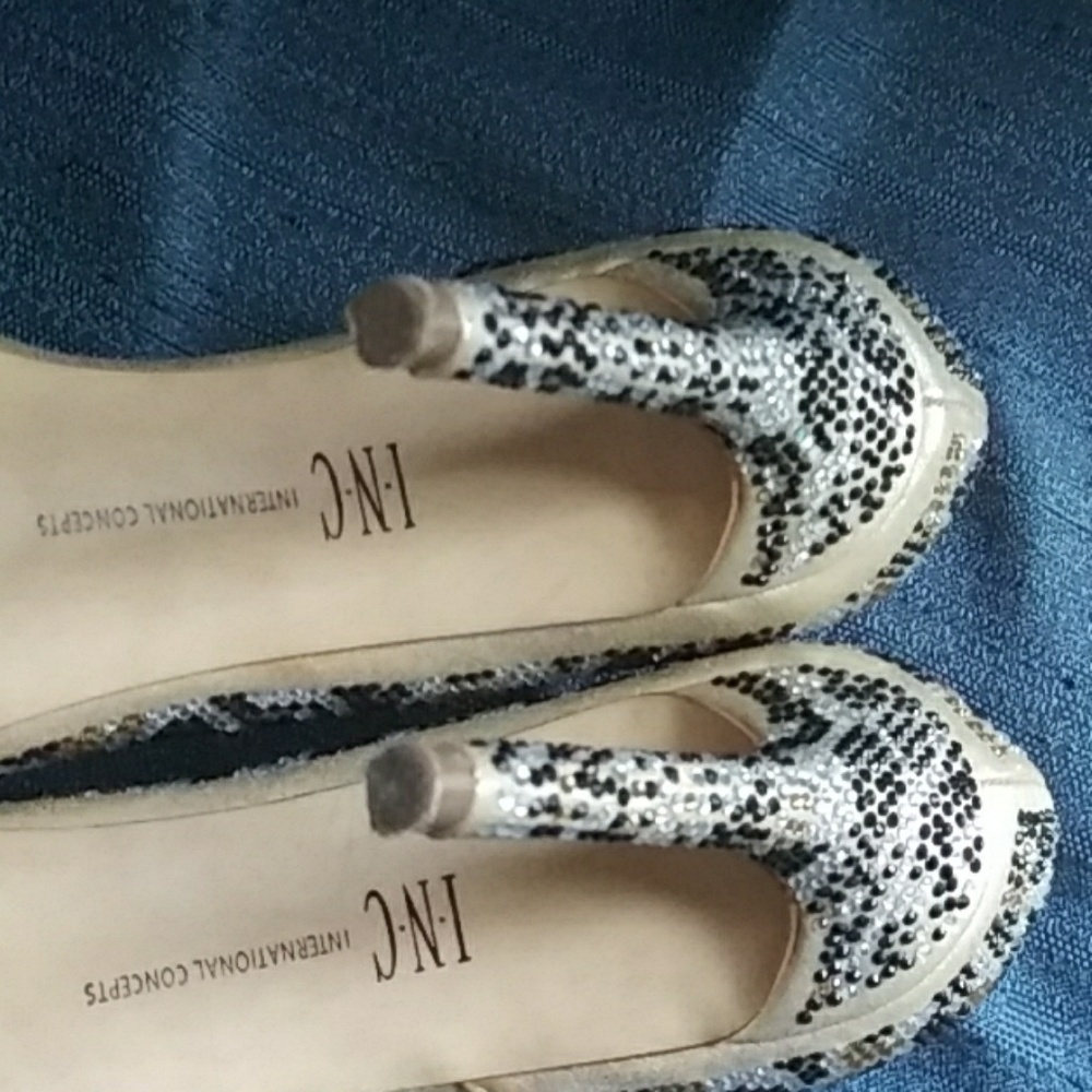 Sparkled Rhinestone Evening Pump 3inch - Picture 5 of 7